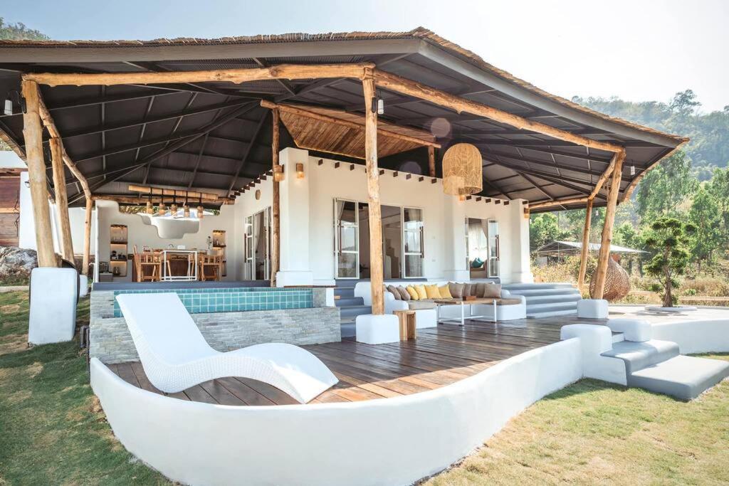 Elephantpoolvilla Maetang Chiangmai Ban Muang Kut Bagian luar foto